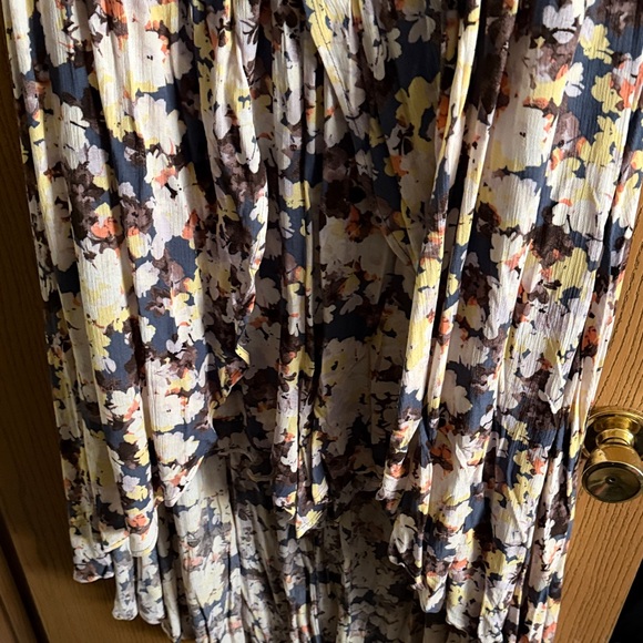 Floral Ruffle Walk Through Dress - Picture 3 of 5